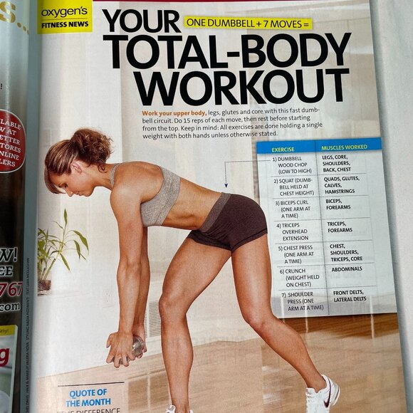 Oxygen Fitness Magazine March 2011 Dara Torres Cover Vol 14 Is 3 No 140 u Bodybu - Picture 6 of 7